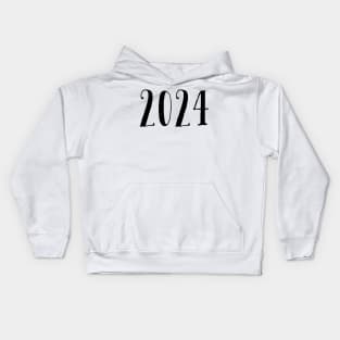 2024 black Kids Hoodie